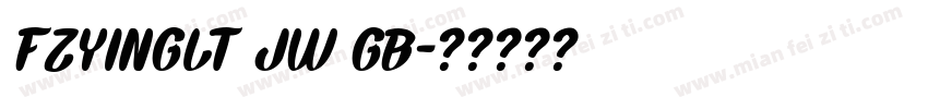 FZYINGLT JW GB字体转换